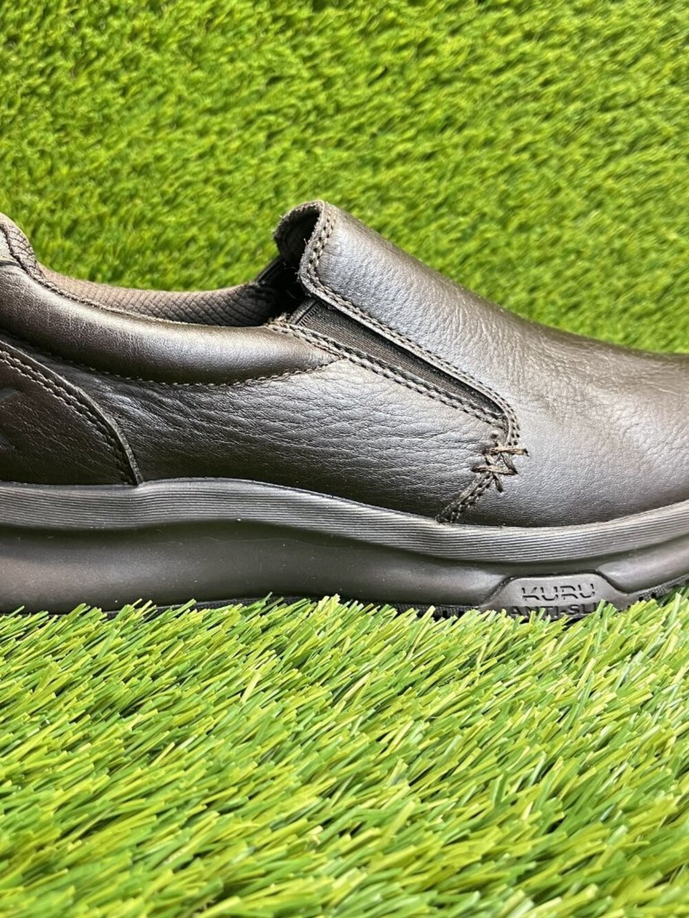 Kuru Kivi 2 Mens Size 7.5 Triple Brown Classic Walking Leather Slip-On Shoes